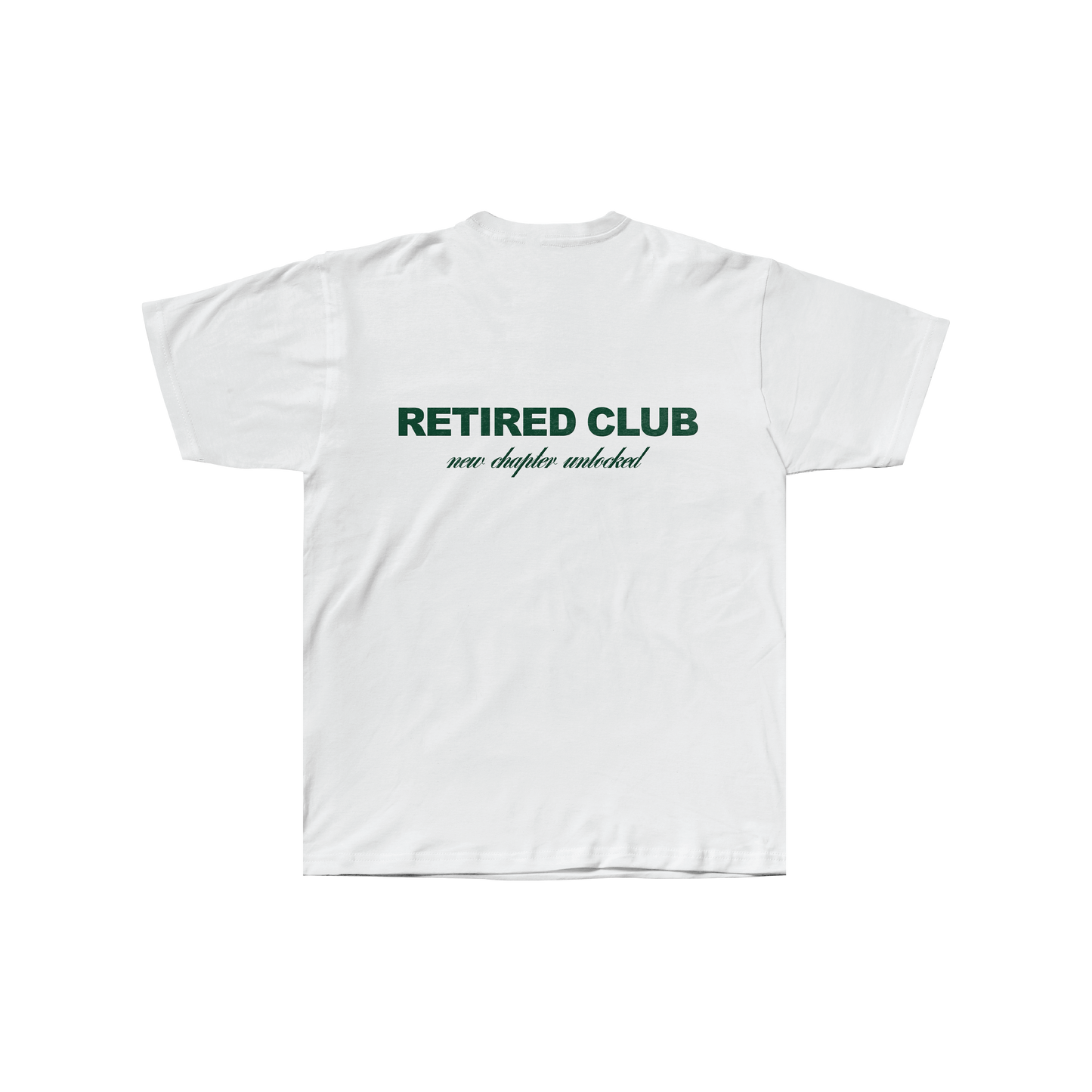 ''RETIRED'' Logo Premium T-shirt (White)