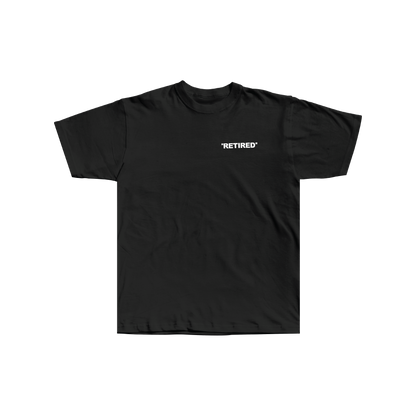 ''RETIRED'' Logo Premium T-shirt (Black)