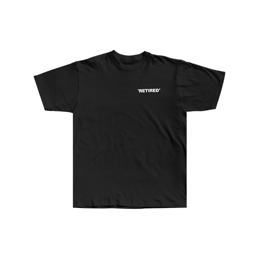 ''RETIRED'' Logo Premium T-shirt (Black)